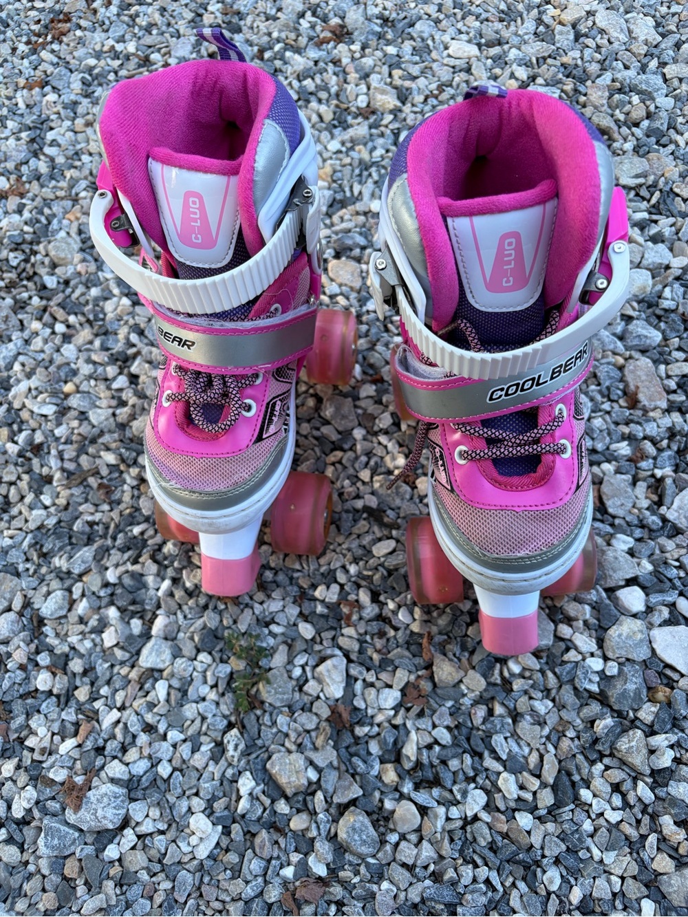 Cool Bear Girls Light-up Roller Skates